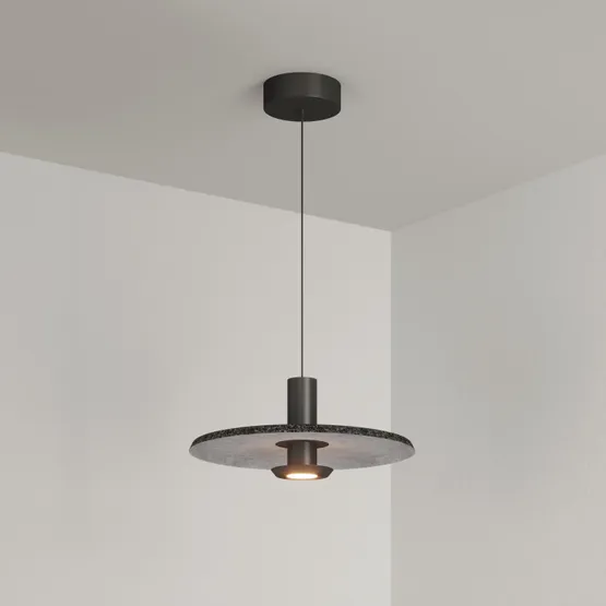 Фото #7 товара Светильник SP-KOTARO-R350-12W Warm2700 (BK-GR, 36 deg, 230V, TRIAC) (Arlight, IP20)