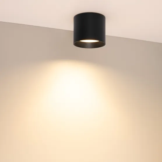 Фото #5 товара Светильник SP-BISCOTTO-R90-8W Warm3300-MIX (BK, 80 deg, 230V) (Arlight, IP54 Металл, 5 лет)