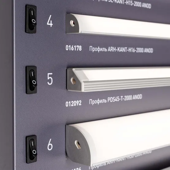 Фото #8 товара Стенд Профиль Накладной LUX-E9-1760x600mm (Arlight, -)