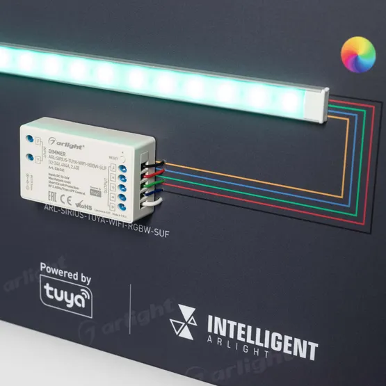 Фото #8 товара Стенд Системы Управления TUYA 1760x600mm (DB 3мм, пленка, лого) (Arlight, -)