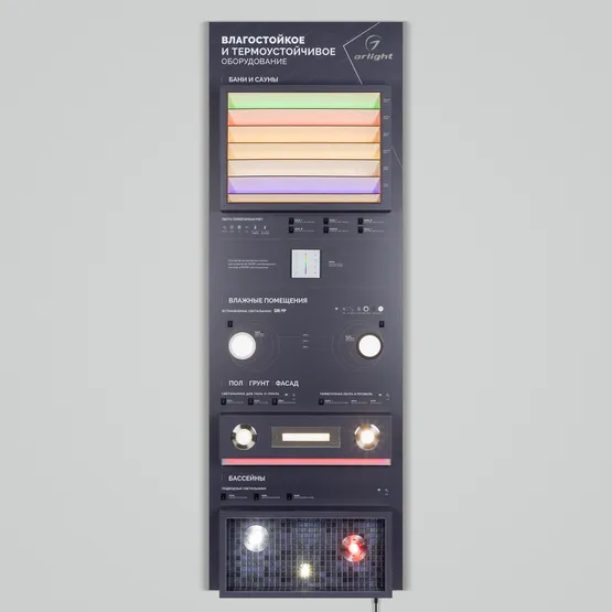 Фото #3 товара Стенд герметичные решения ARLIGHT-01-1760x600mm (230V) (Arlight, -)