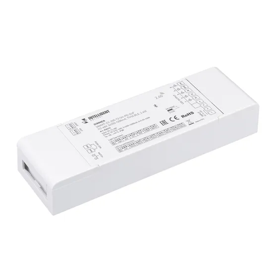 Фото товара INTELLIGENT ARLIGHT Диммер SMART-CC-205-72-SH-PD-SUF (12-48V, 5x350-1200mA, TUYA BLE, 2.4G) (IARL, Контроллер)
