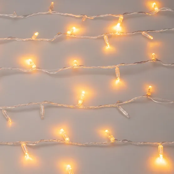 Фото #3 товара Светодиодная гирлянда ARD-STRING-CLASSIC-1000-CLEAR-100LED-PULSE Yellow (230V, 7W) (Ardecoled, IP65)