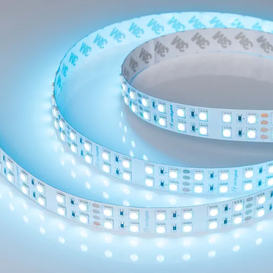 Фото #3 товара Светодиодная лента RT-B144-19mm 24V RGB (34.4 W/m, IP20, 5060, 5m) (Arlight, Открытый)