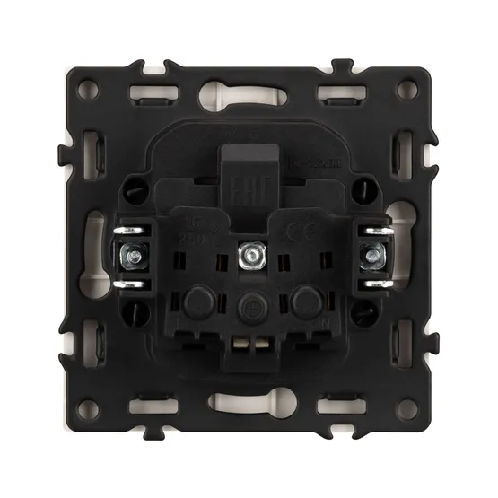 Фото #3 товара Механизм электрической розетки SCT-NOBE-MEU1-SFPL-IS (230V, 16A) (Arlight, Никель)