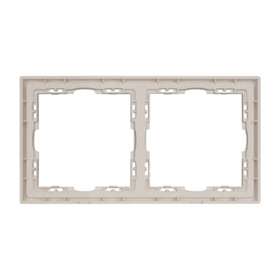 Фото #3 товара Рамка пластиковая FRM-NOBE-SFPL-2-CA (Arlight, Кашемир)