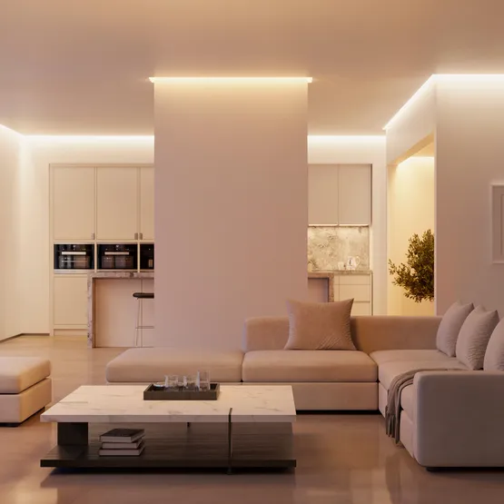 Фото #6 товара Профиль СEIL-S12-SHADOW-20-SIDE-3000 WHITE (Arlight, Алюминий)