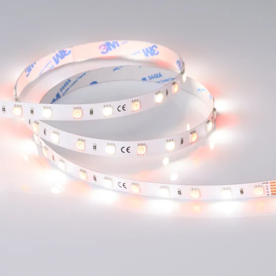 Фото #3 товара Светодиодная лента RT-B60-10mm 24V RGBW-Day (14.4 W/m, IP20, 5m) (Arlight, Открытый)