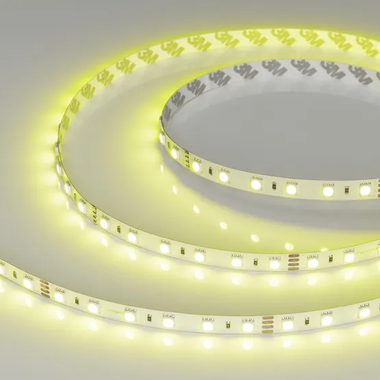 Фото #8 товара Светодиодная лента RT-B60-10mm 24V RGB (14.4 W/m, IP20, 5060, 5m) (Arlight, Открытый)