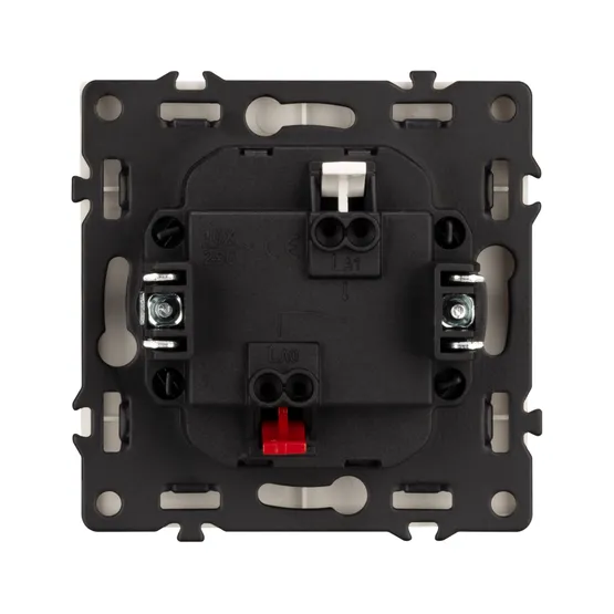 Фото #2 товара Механизм выключателя одноклавишный непроходной SWT-NOBE-MK01-SFPL-IS (230V, 10A) (Arlight, Никель)