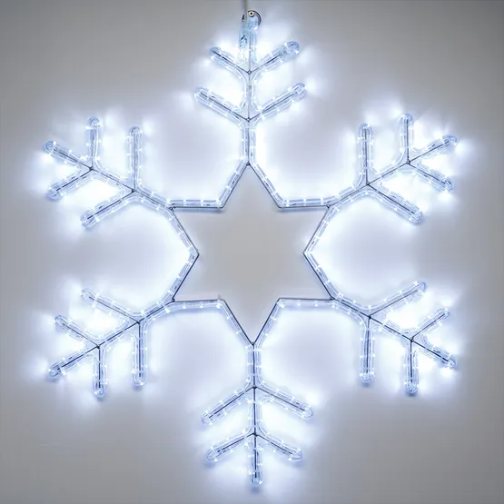 Фото #2 товара Фигура cветодиодная ARD-SNOWFLAKE-M4-750x750-324LED White (230V, 18W) (Ardecoled, IP65)