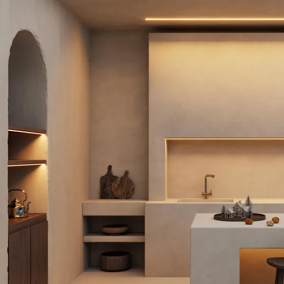 Фото #4 товара Профиль LINE-D-1111-2000 SQUARE ANOD (Arlight, Алюминий)