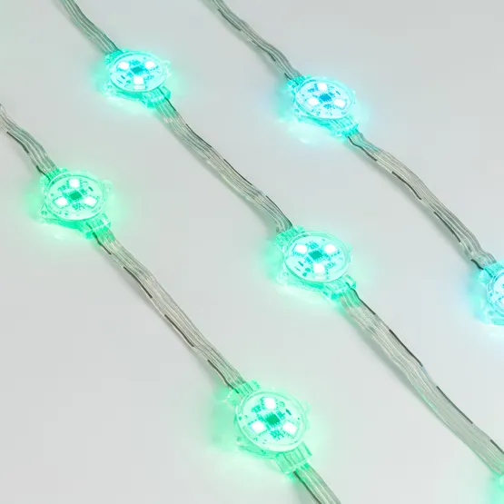 Фото #2 товара Модуль управляемый VISOR-SPI-5060-3-12V RGB 120deg (D30x16mm, 0.75W, IP68) (Arlight, Пластик, 3 года)