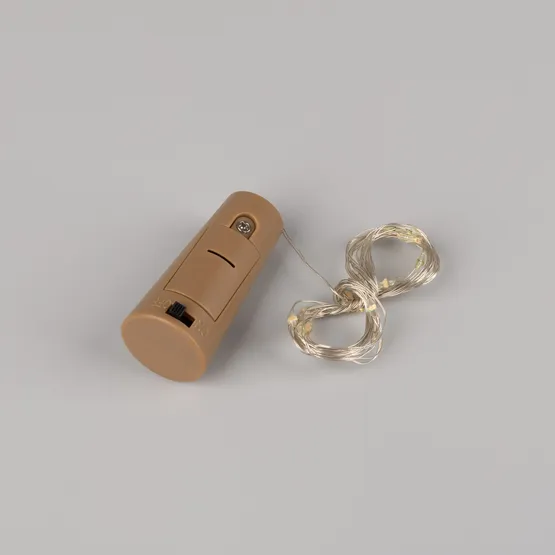Фото #2 товара Светодиодная гирлянда ARD-DEW-HOME-2000-20LED-STD Warm3000 (1.5V, Battery Pack, Cork) (Ardecoled, IP20)