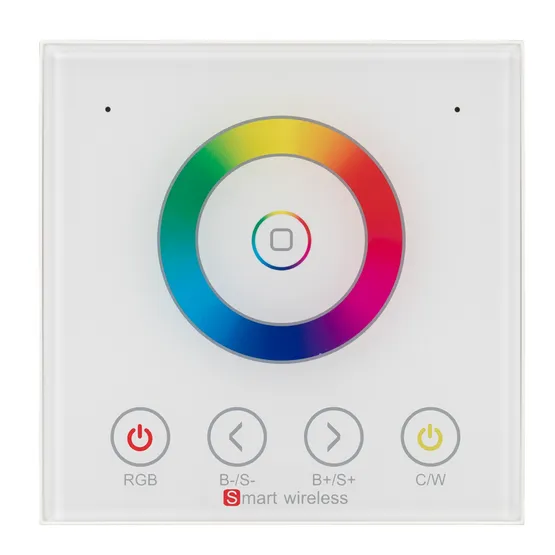 Фото #3 товара Панель ARL-2022-RGBW (12-24V, 4x4A, Sens) (Arlight, IP20 Пластик, 3 года)