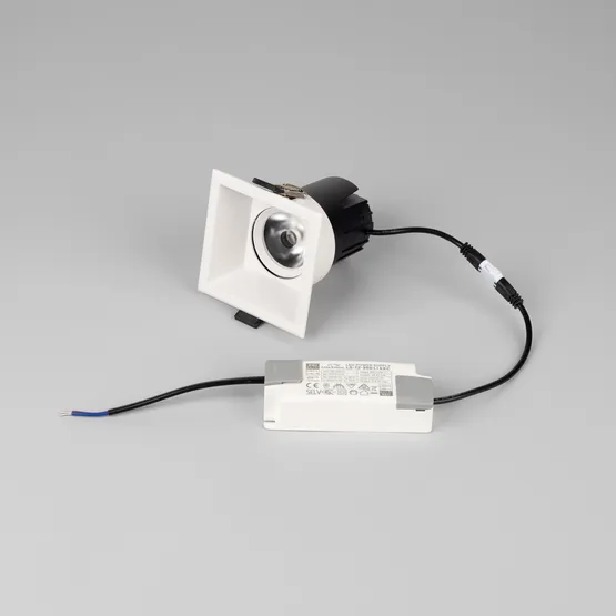 Фото #3 товара Светильник MS-FLOW-BUILT-S85x85-6W Day4000 (WH, 15 deg, 230V) (Arlight, IP20 Металл, 5 лет)