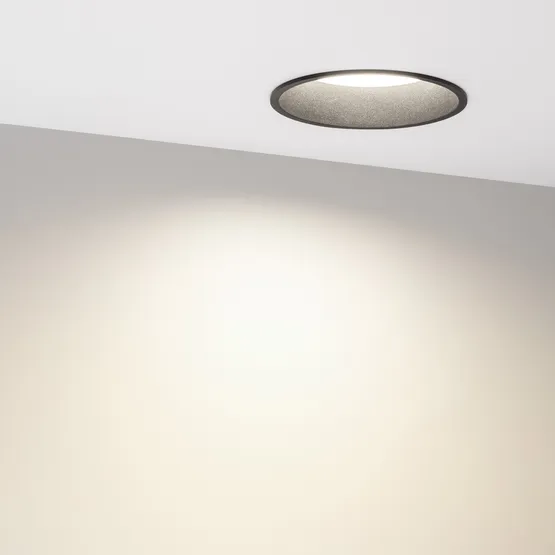 Фото #2 товара Светильник MS-BREEZE-BUILT-R125-16W Day4000 (BK, 85 deg, 230V) (Arlight, IP20 Металл, 5 лет)