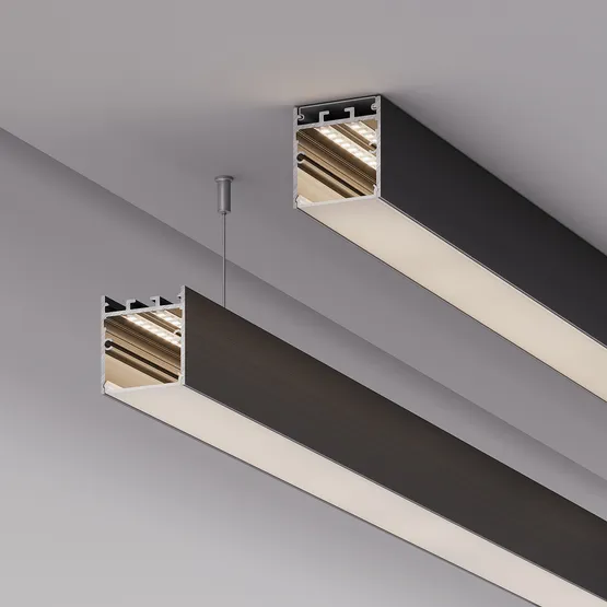 Фото #4 товара Профиль SL-LINE-3638-LW-3000 ANOD BLACK (Arlight, Алюминий)