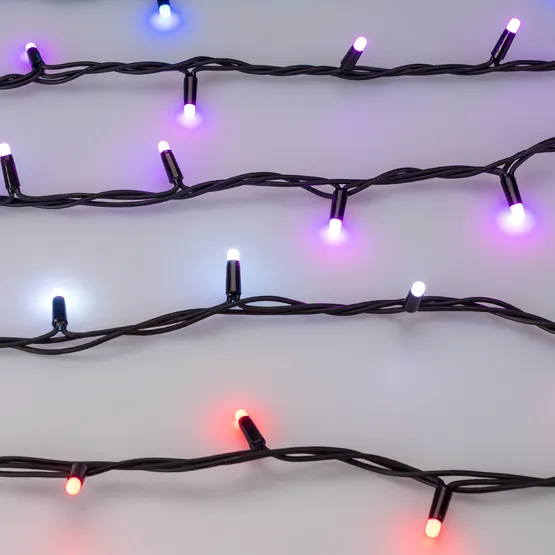 Фото #8 товара Светодиодная гирлянда ARD-STRING-PRO-10000-BLACK-100LED-MILK-LIVE RGB-DMX (24V, 10W) (Ardecoled, IP65)