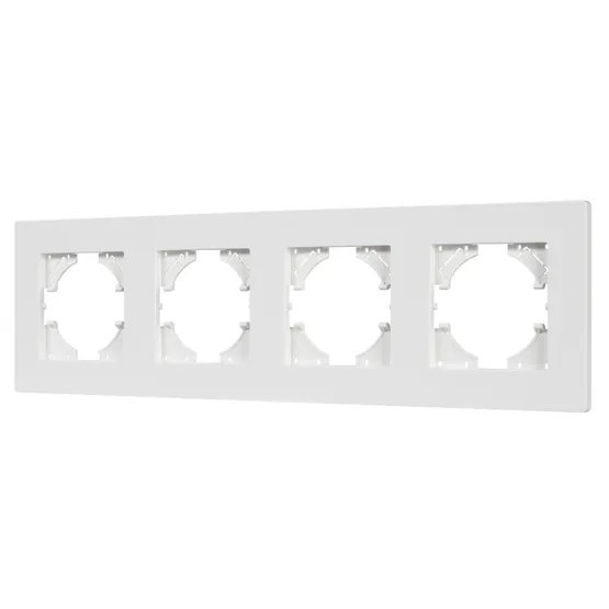 Фото #1 товара Рамка пластиковая FRM-PERIO-PL-4-WH (Arlight, -)