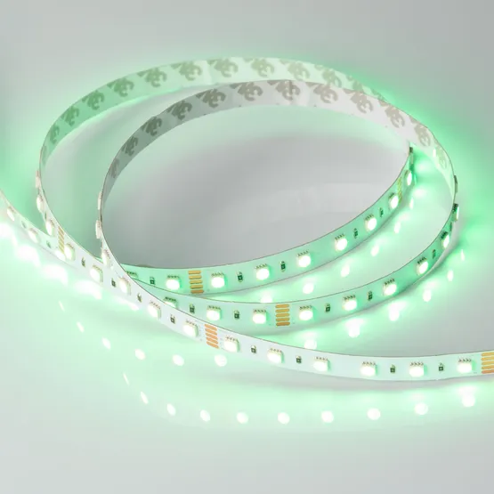 Фото #3 товара Светодиодная лента RT-B60-12mm 24V RGBW-Day-4-in-1 (19.2 W/m, IP20, 5060, 5m) (Arlight, Открытый)