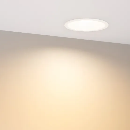 Фото #3 товара Светильник MS-BREEZE-BUILT-R104-12W Warm2700 (WH, 90 deg, 230V) (Arlight, IP20 Металл, 5 лет)