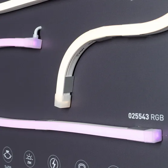 Фото #7 товара Стенд Гибкий Неон MOONLIGHT-1760x600mm (DB 3мм, пленка, подсветка) (Arlight, -)