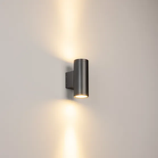 Фото #3 товара Светильник LGD-RAY-WALL-TWIN-R65-2x9W Warm3000 (GR, 23 deg, 230V) (Arlight, IP65 Металл, 3 года)