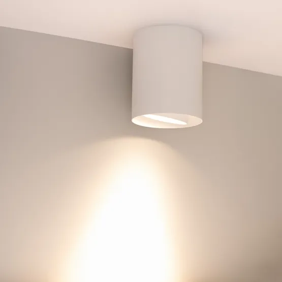 Фото #2 товара Светильник SP-FOCUS-R132-24W Warm3000 (WH, 36 deg, 230V) (Arlight, IP54 Металл, 5 лет)