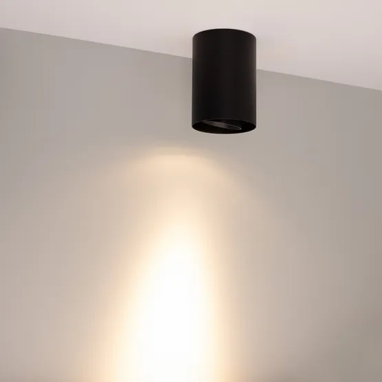 Фото #3 товара Светильник SP-FOCUS-R86-10W Warm3000 (BK, 15 deg, 230V) (Arlight, IP54 Металл, 5 лет)