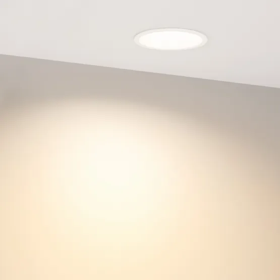 Фото #4 товара Светильник MS-BREEZE-BUILT-R82-9W Warm3000 (WH, 85 deg, 230V) (Arlight, IP20 Металл, 3 года)