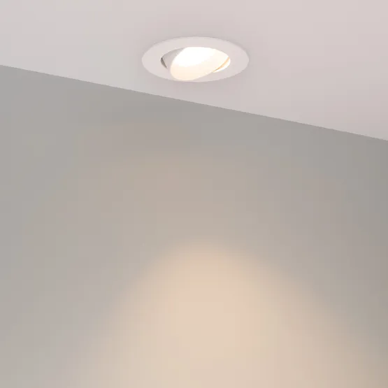 Фото #5 товара Светильник MS-ATOLL-BUILT-TURN-R94-10W Warm3000 (WH, 36 deg, 230V) (Arlight, IP54 Металл, 5 лет)