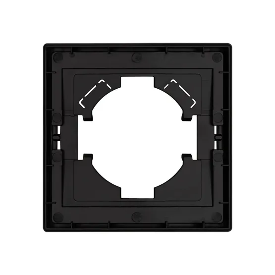 Фото #2 товара Рамка пластиковая FRM-TENDO-SFPL-1-BK (Arlight, Матовый черный)