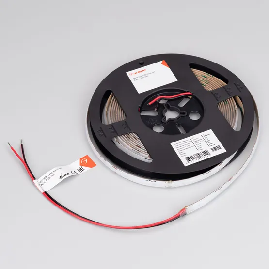 Фото #2 товара Светодиодная лента COB-X480-8mm 24V Green (8 W/m, IP20, 5m) (Arlight, -)