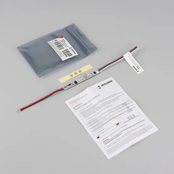 Фото #4 товара INTELLIGENT ARLIGHT Диммер SMART-PWM-102-12-MIX-IN (5-24V, 2x2A, 1-button, SENS) (IARL, Контроллер)