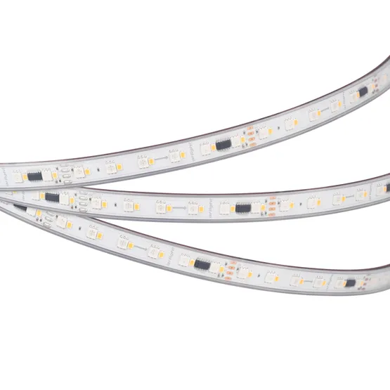 Фото #3 товара Светодиодная лента герметичная SPI-P-BA120-14mm 24V RGBW-Day-PX6-BPT (16 W/m, IP66, 5060/2835, 5m) (Arlight, бегущий огонь)