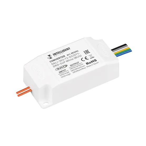 Фото товара INTELLIGENT ARLIGHT Конвертер DALI-303-72-D2/DT7-DRO-SUF White (BUS) (IARL, Пластик)
