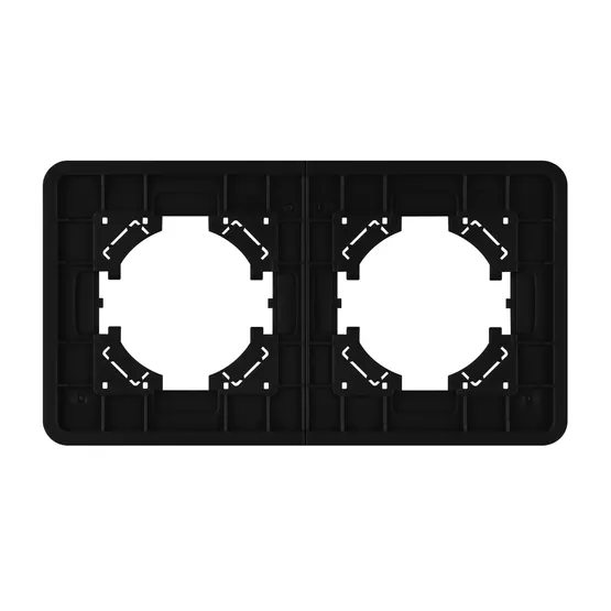 Фото #3 товара Рамка стеклянная FRM-OMALI-SFGS-2-BK (Arlight, -)