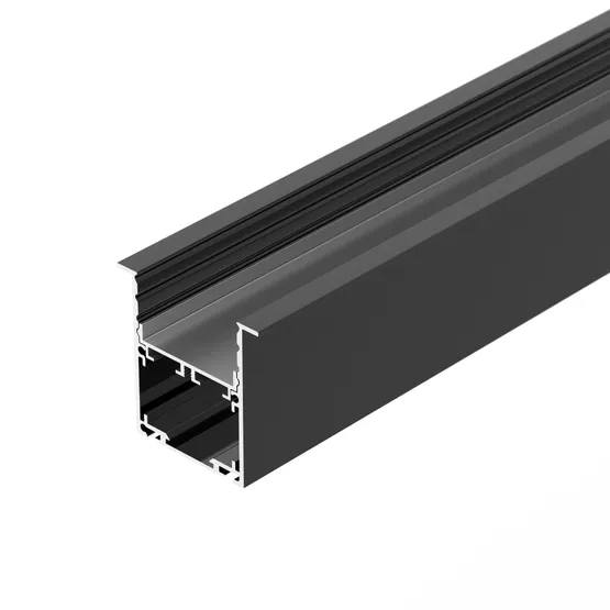 Фото #3 товара Профиль SL-LINIA52-3L-F-2000 ANOD BLACK (Arlight, Алюминий)