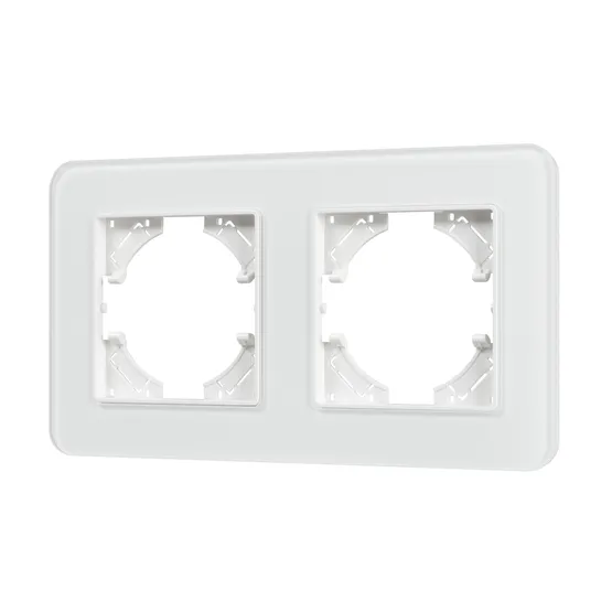 Фото #1 товара Рамка стеклянная FRM-OMALI-GS-2-WH (Arlight, -)