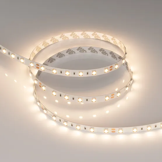 Фото #2 товара Светодиодная лента RT-B60-10mm 24V Warm3000 CRI98 (14.4 W/m, IP20, 5060, 5m) (Arlight, Открытый)