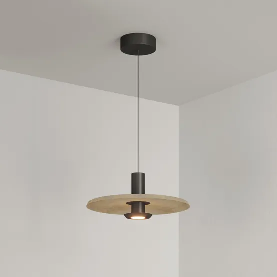 Фото #7 товара Светильник SP-KOTARO-R350-12W Warm3000 (BG-BG, 36 deg, 230V, TRIAC) (Arlight, IP20)