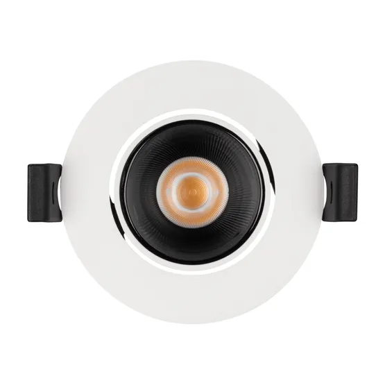 Фото #2 товара Светильник MS-FORECAST-BUILT-TURN-R82-8W Warm3000 (WH-BK, 32 deg, 230V) (Arlight, IP20 Металл, 5 лет)