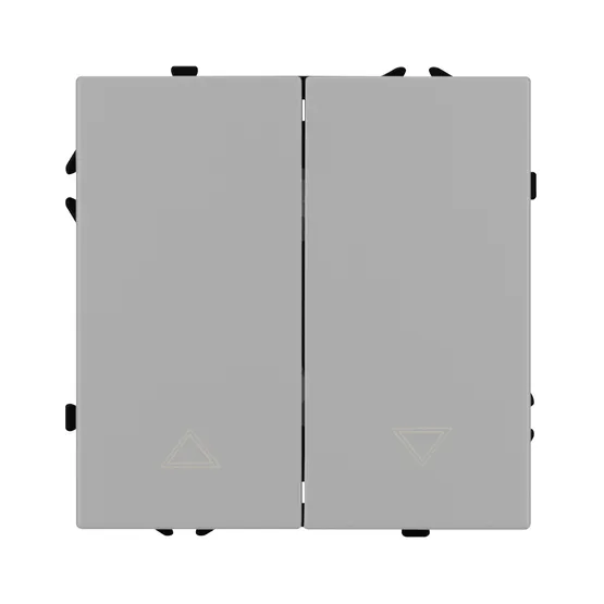 Фото #2 товара Механизм выключателя управления шторами SWT-NOBE-MKR2-SFPL-IS (230V, 10A) (Arlight, Никель)