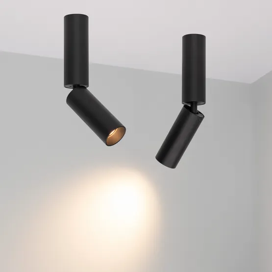 Фото #3 товара Светильник SP-NUANCE-SURFACE-FLAP-R35-7W Warm3000 (BK, 36 deg, 230V) (Arlight, IP40 Металл, 5 лет)