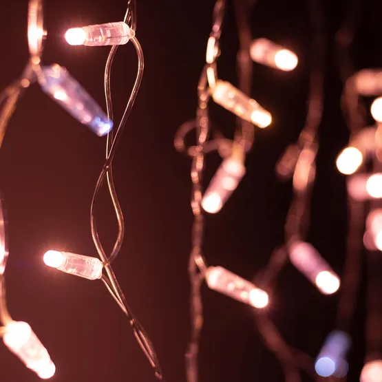 Фото #3 товара Светодиодная гирлянда ARD-EDGE-CLASSIC-2400x600-CLEAR-88LED-FLASH Rose Gold (230V, 6W) (Ardecoled, IP65)