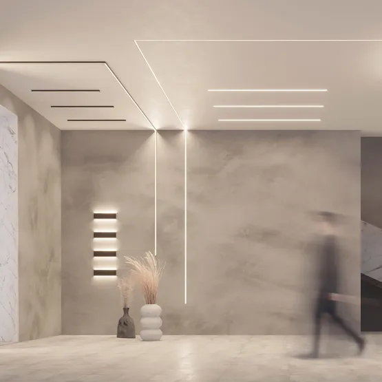 Фото #14 товара Профиль SL-LINE-25100-DUAL-2500 BLACK (Arlight, Алюминий)