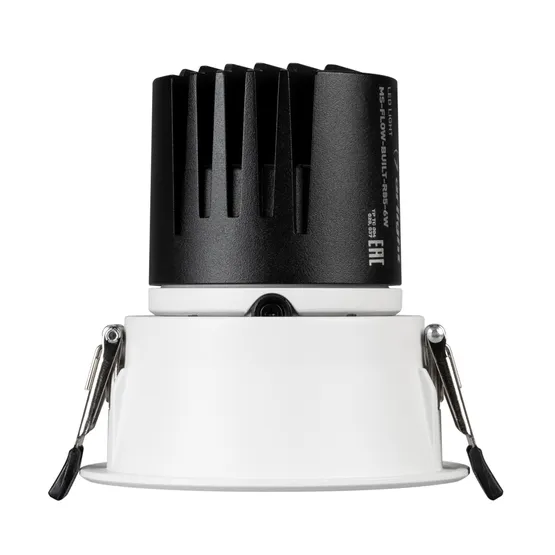 Фото #4 товара Светильник MS-FLOW-BUILT-R85-12W Day4000 (WH, 55 deg, 230V) (Arlight, IP20 Металл, 5 лет)