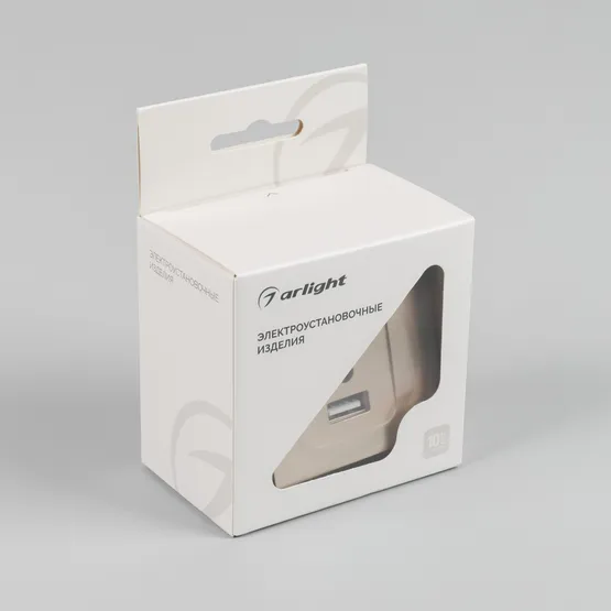 Фото #4 товара Механизм USB розетки SCT-MUAC-PL-GD-V (5V, 3A, QC4) (Arlight, -)