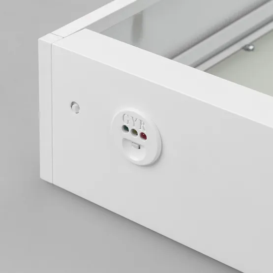 Фото #4 товара Светильник IM-EMERGENCY-3H-S300x600-23W White6000 (WH, 120 deg, 230V) (Arlight, IP40 Металл, 2 года)